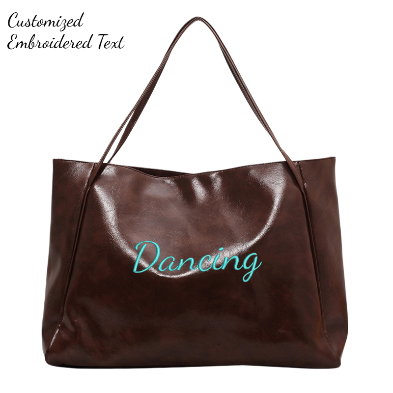 Embroidery Workshop - Personalized Name Embroidery Women's Large Tote