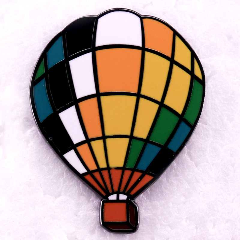 Embroidery Bali - Hot Air Balloon Enamel Pin Young