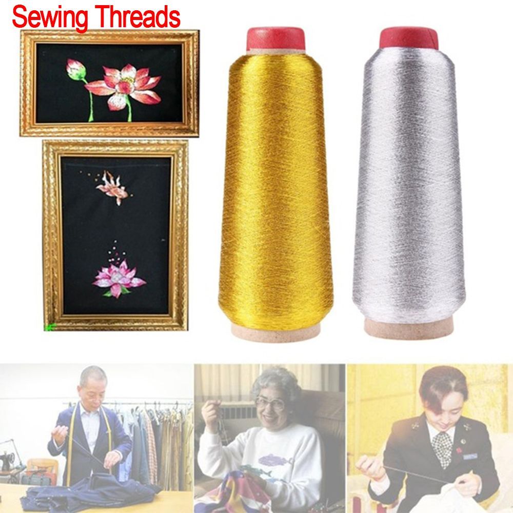 Embroidery Thread Yarn - Gold/Silver Embroidery Threads Computer Cross-stitch Thread