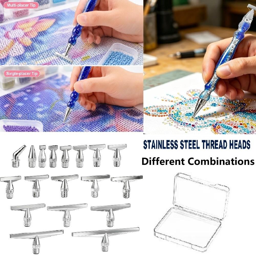 Embroidery Uae - DIY High-Quality Stainless Steel Threaded Diamond