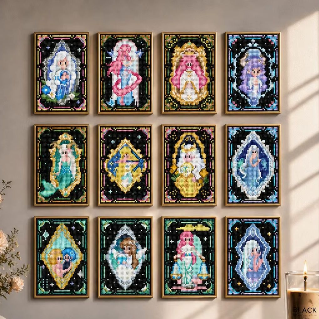 Embroidery Uae - MINIGEM 5D DIY Diamond Painting Kit