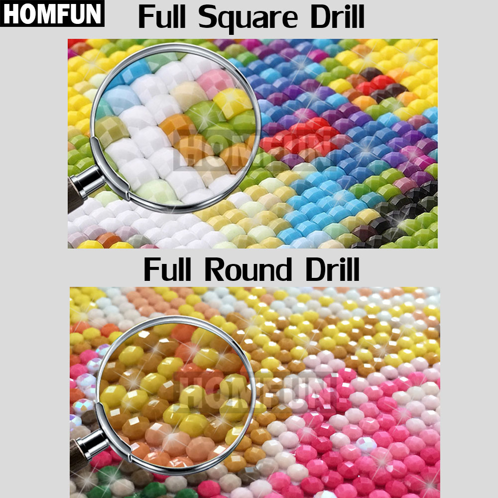 HOMFUN Full Square/Round Drill - огляд і ціна Embroidery Jesus