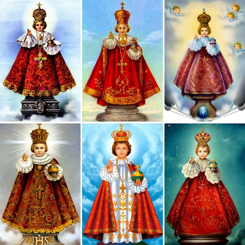 Infant Jesus of Prague Diamond - огляд і ціна Embroidery Jesus