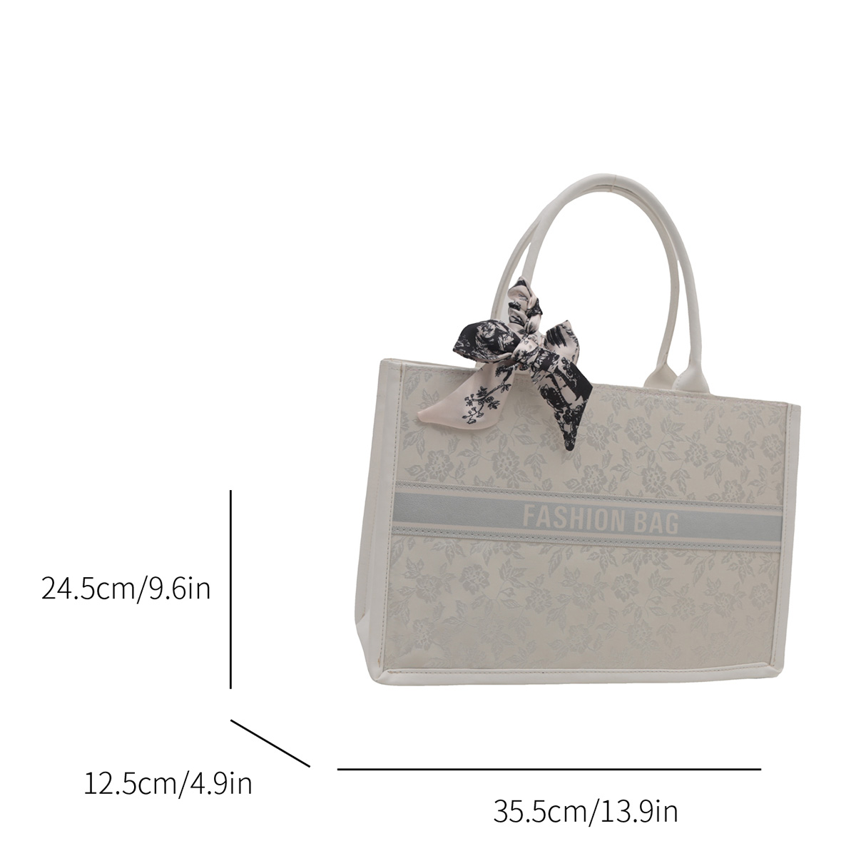 Luxury Elegant Women Tote Bag  - огляд і ціна Embroidery On Leather