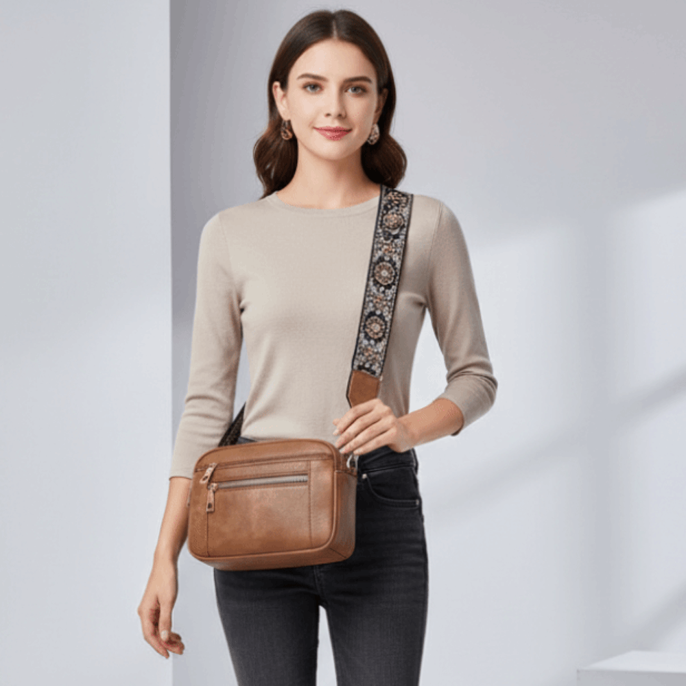 Vegan PU Leather Color Block H - огляд і ціна Embroidery On Leather