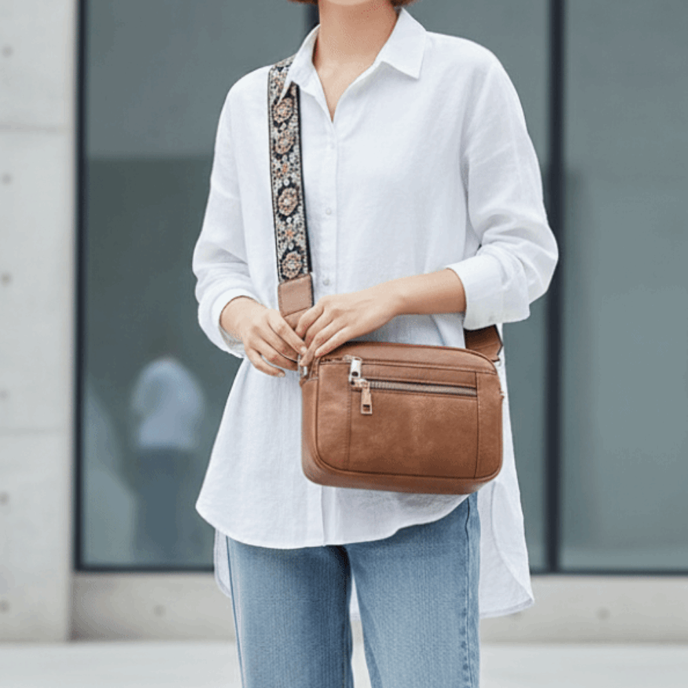 Vegan PU Leather Color Block H - огляд і ціна Embroidery On Leather