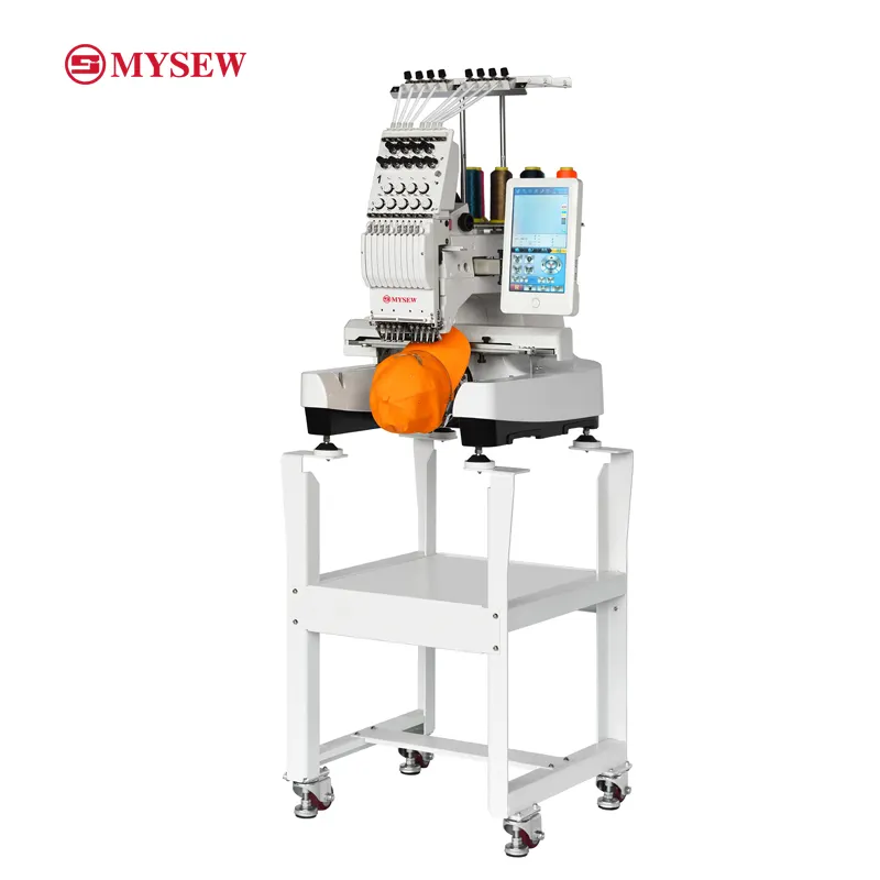 MYSEW MFS800  9  s Single Head - огляд і ціна Embroidery Hat Machine