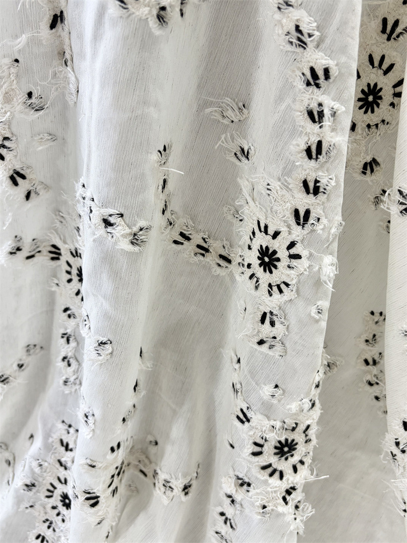 3D embroidered cotton-linen fa - огляд і ціна Embroidery Design 3D