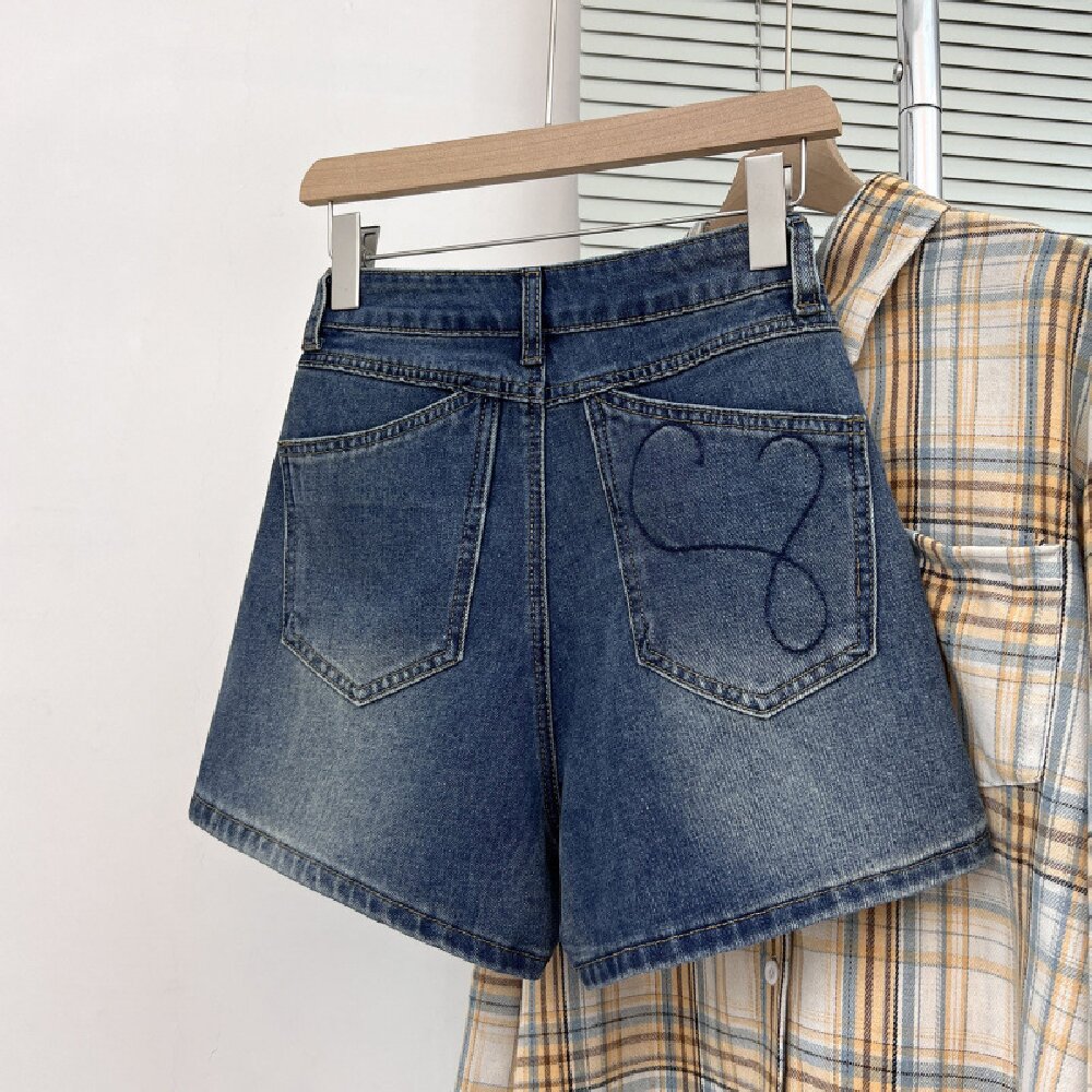 Vintage Embroidered Denim Shor - огляд і ціна Embroidery Jeans
