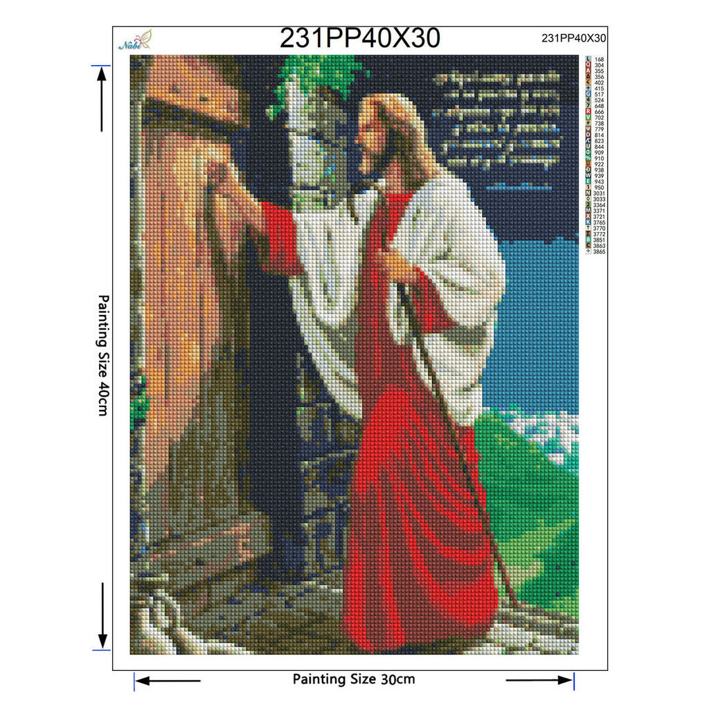 5d diy Diamond embroidery Jesu - огляд і ціна Embroidery Jesus