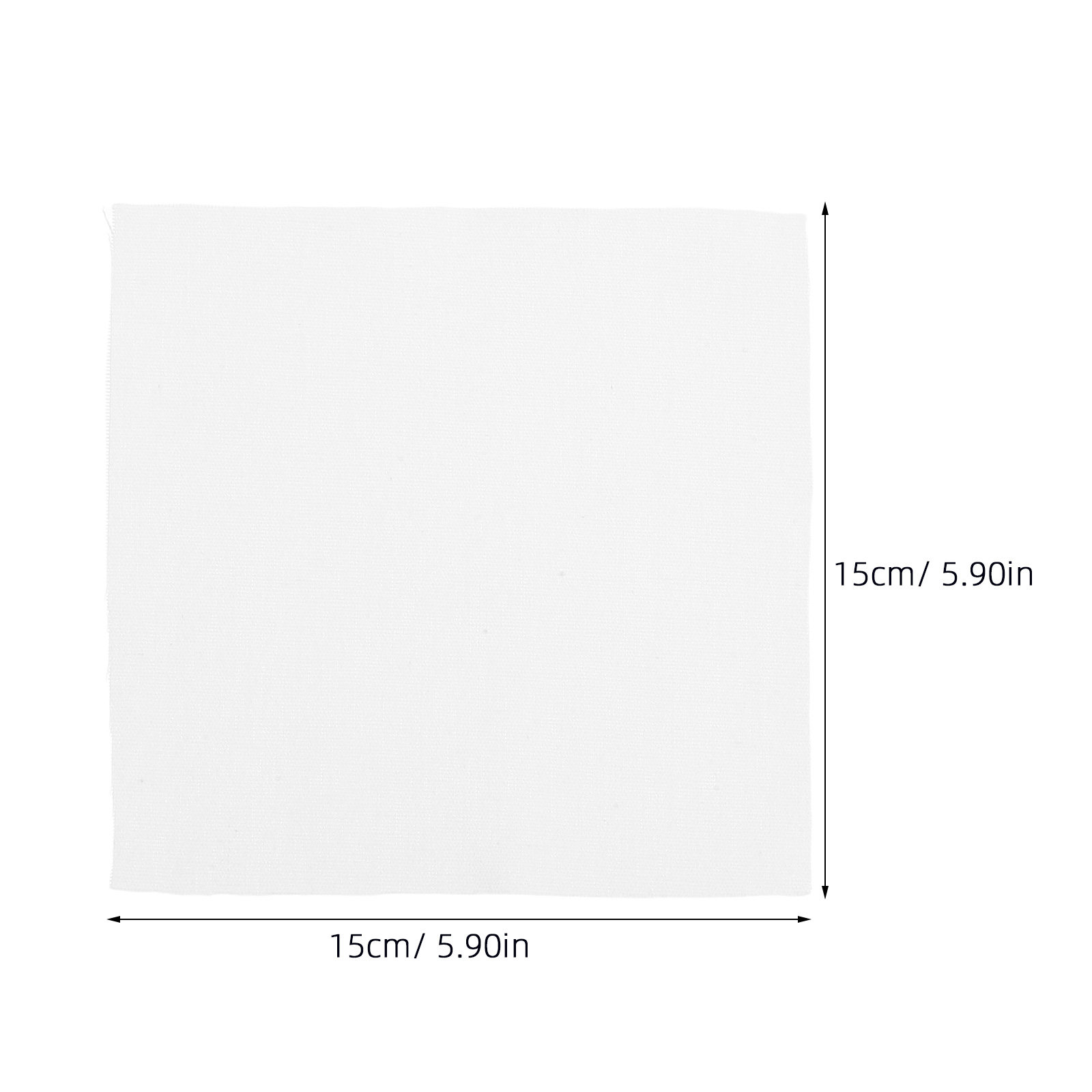 10Pcs White Cotton Fabric Squa - огляд і ціна Embroidery Cloth