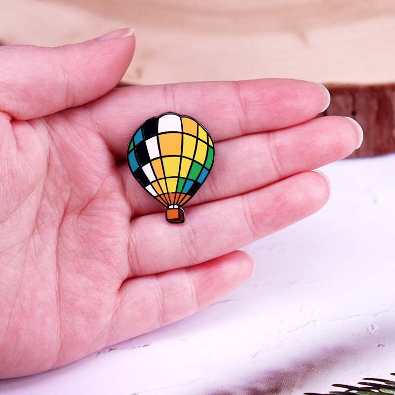 Hot Air Balloon Enamel Pin You - огляд і ціна Embroidery Bali