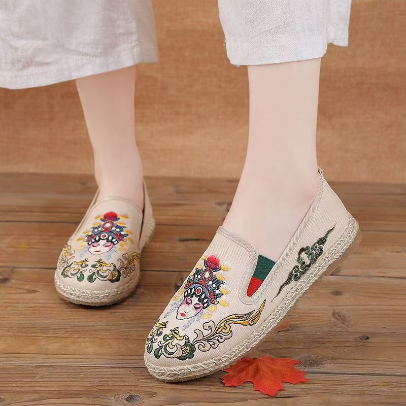 Women Flat Sole Embroidered Cl - огляд і ціна Embroidery Cloth
