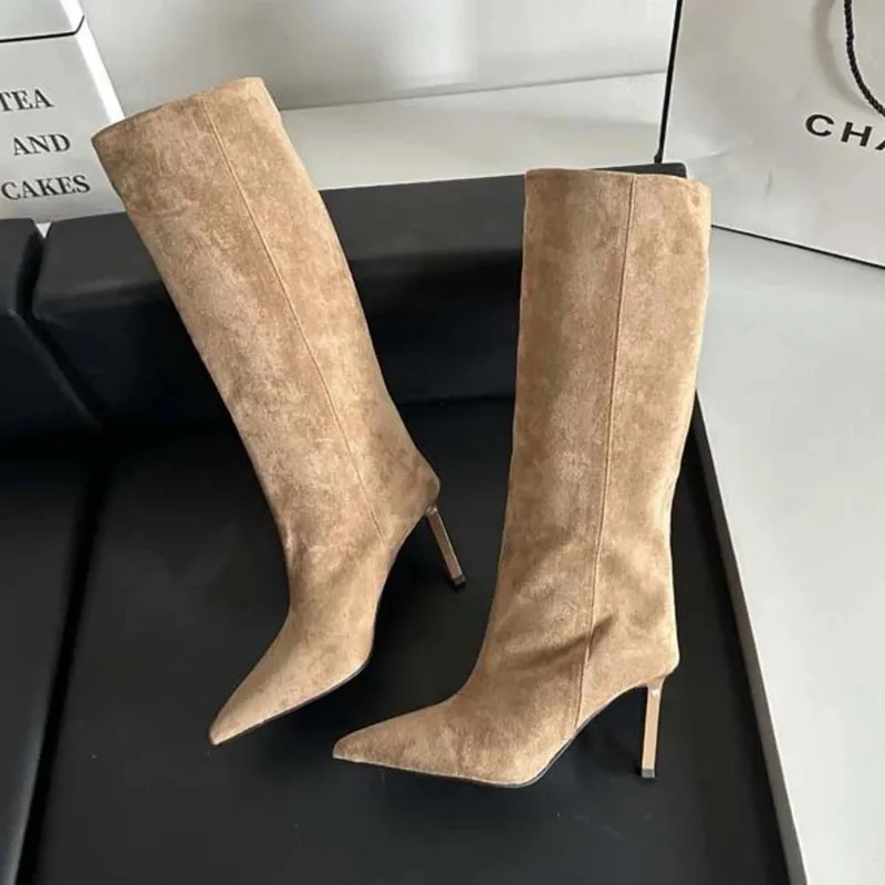 Luxury Women Long Boots Fashio - огляд і ціна Embroidery Designer