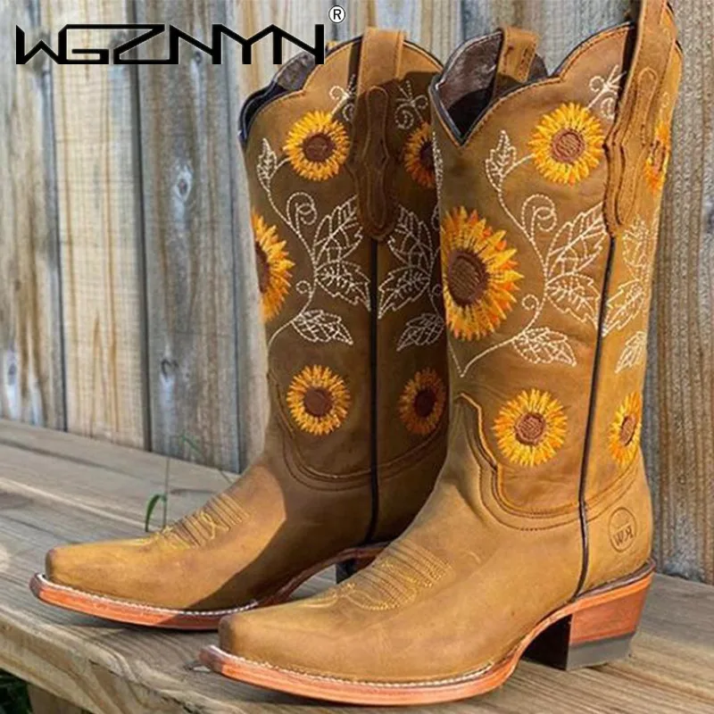 Designer Women Coffee Brown Em - огляд і ціна Embroidery On Leather