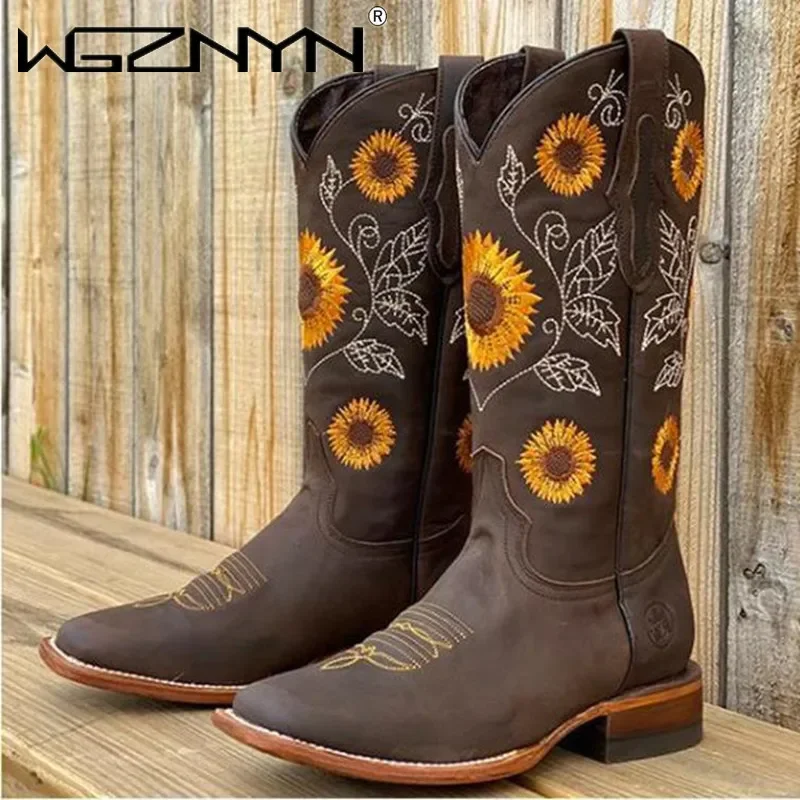 Designer Women Coffee Brown Em - огляд і ціна Embroidery On Leather