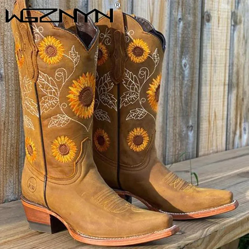 Designer Women Coffee Brown Em - огляд і ціна Embroidery On Leather