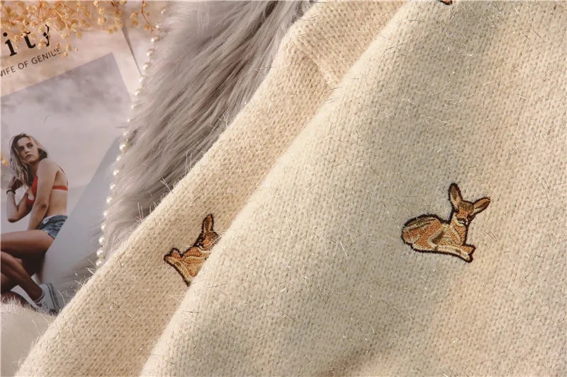 New Women's Sweater Kawaii Ulz - огляд і ціна Embroidery Thread Yarn