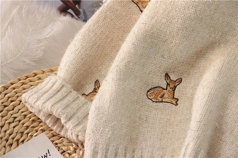 New Women's Sweater Kawaii Ulz - огляд і ціна Embroidery Thread Yarn