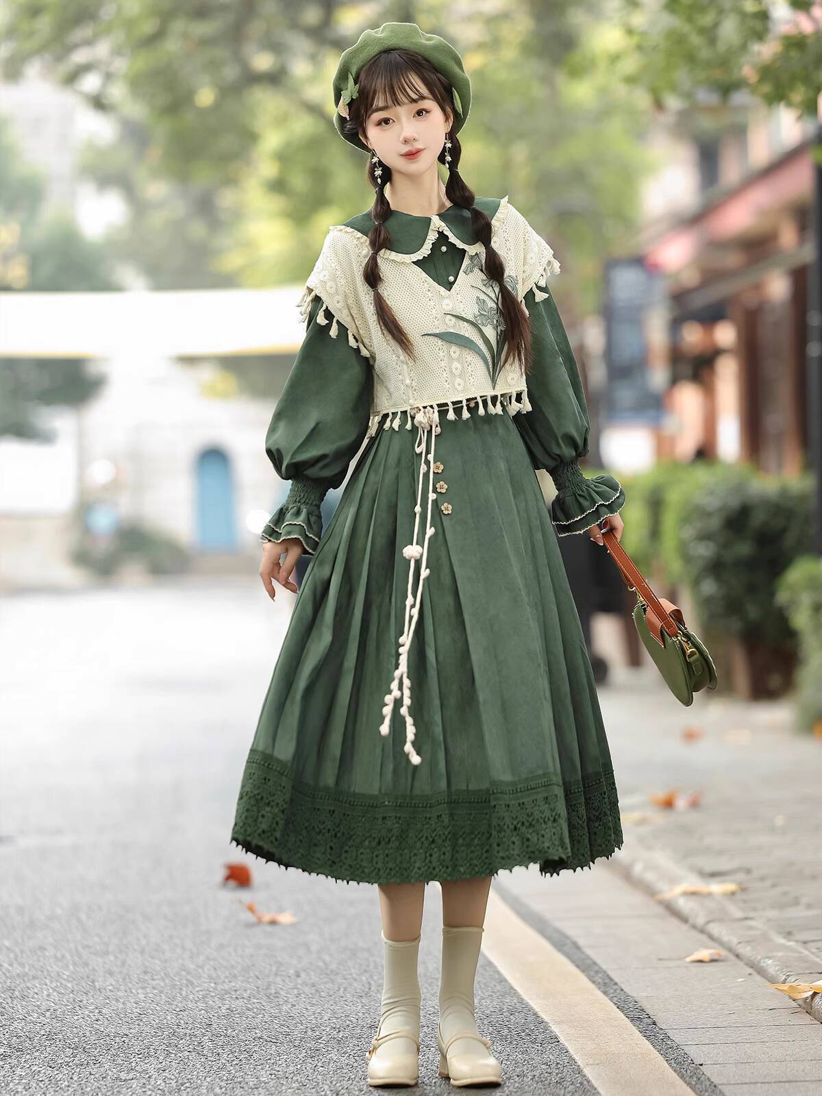 New Chinese Style Vintage Gree - огляд і ціна Embroidery Style