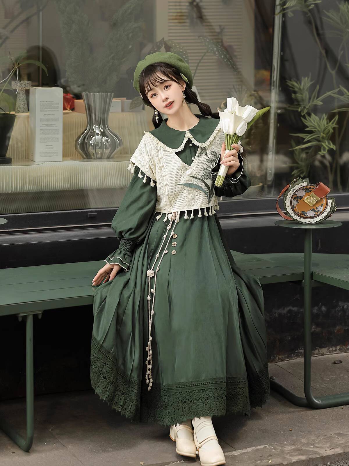 New Chinese Style Vintage Gree - огляд і ціна Embroidery Style