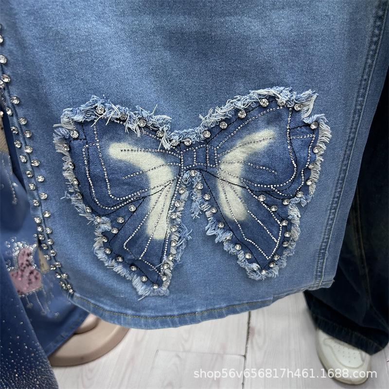 New Spring Summer Loose Women  - огляд і ціна Embroidery Jeans
