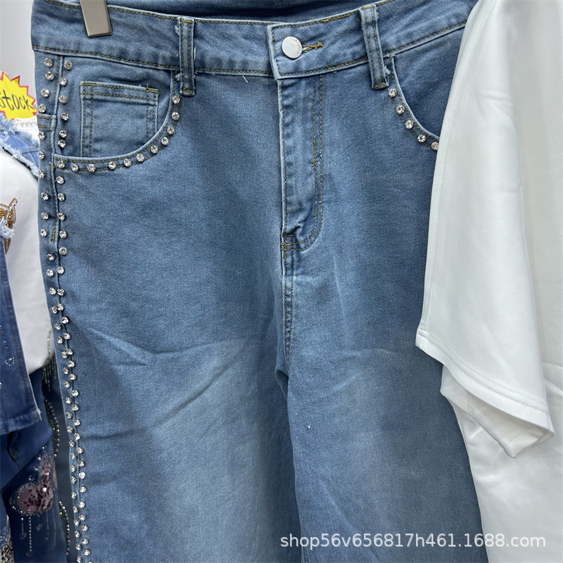New Spring Summer Loose Women  - огляд і ціна Embroidery Jeans