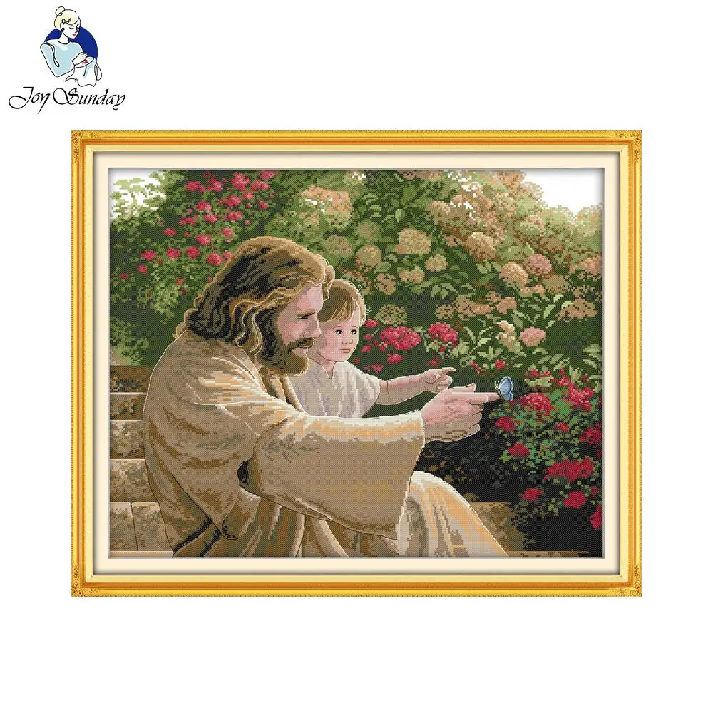 Joy Sunday Jesus and A Kid Emb - огляд і ціна Embroidery Jesus