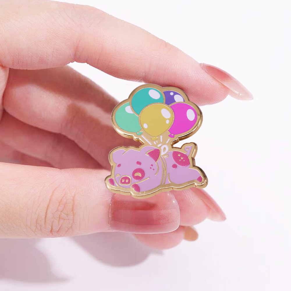 Flying Pig Badge Cute Piggy An - огляд і ціна Embroidery Bali