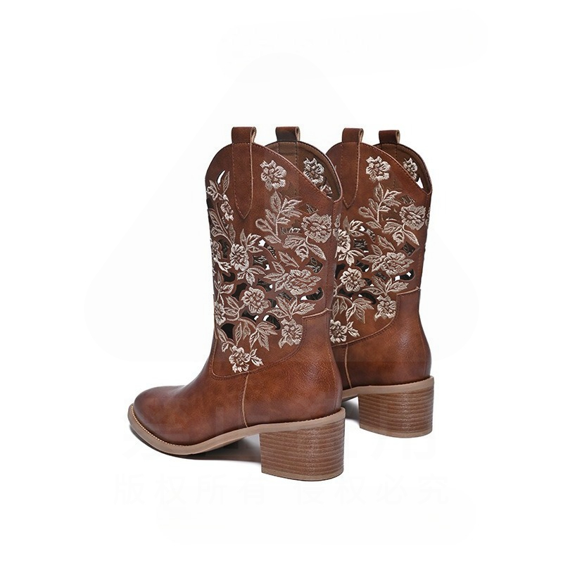Retro Women Shoes Exquisite Ge - огляд і ціна Embroidery On Leather