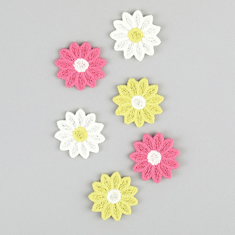 30Pcs 2.5CM Embroidered Sunflo - огляд і ціна Embroidery On Socks