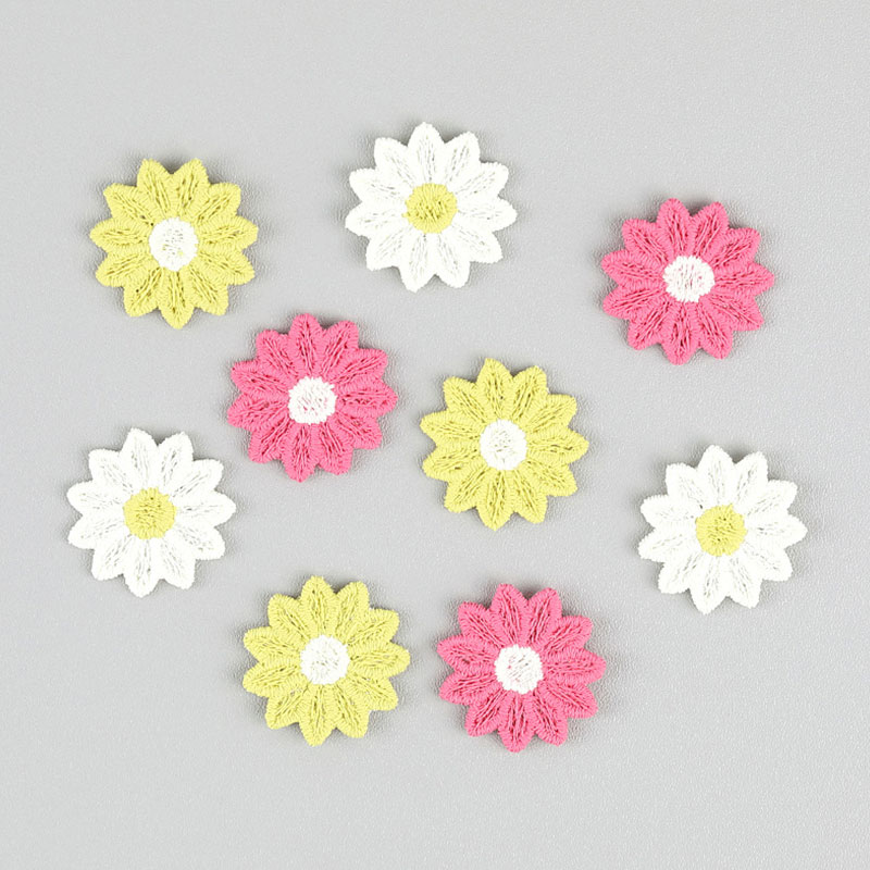 30Pcs 2.5CM Embroidered Sunflo - огляд і ціна Embroidery On Socks