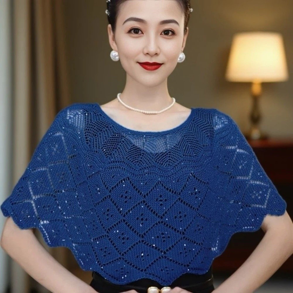 Pullover Style Crochet Shawl D - огляд і ціна Embroidery Simple