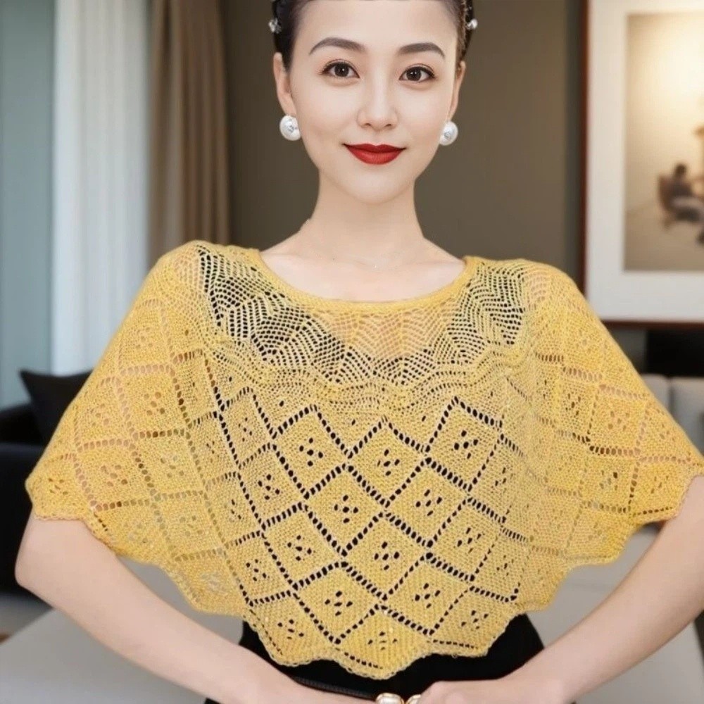 Pullover Style Crochet Shawl D - огляд і ціна Embroidery Simple