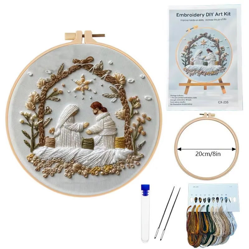 Jesus Birth Christmas Embroide - огляд і ціна Embroidery Jesus