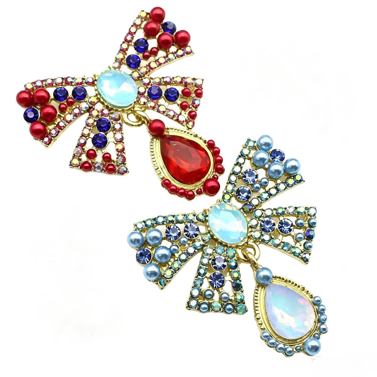 Gold Alloy Bow Crystal Rhinest - огляд і ціна Embroidery Simple