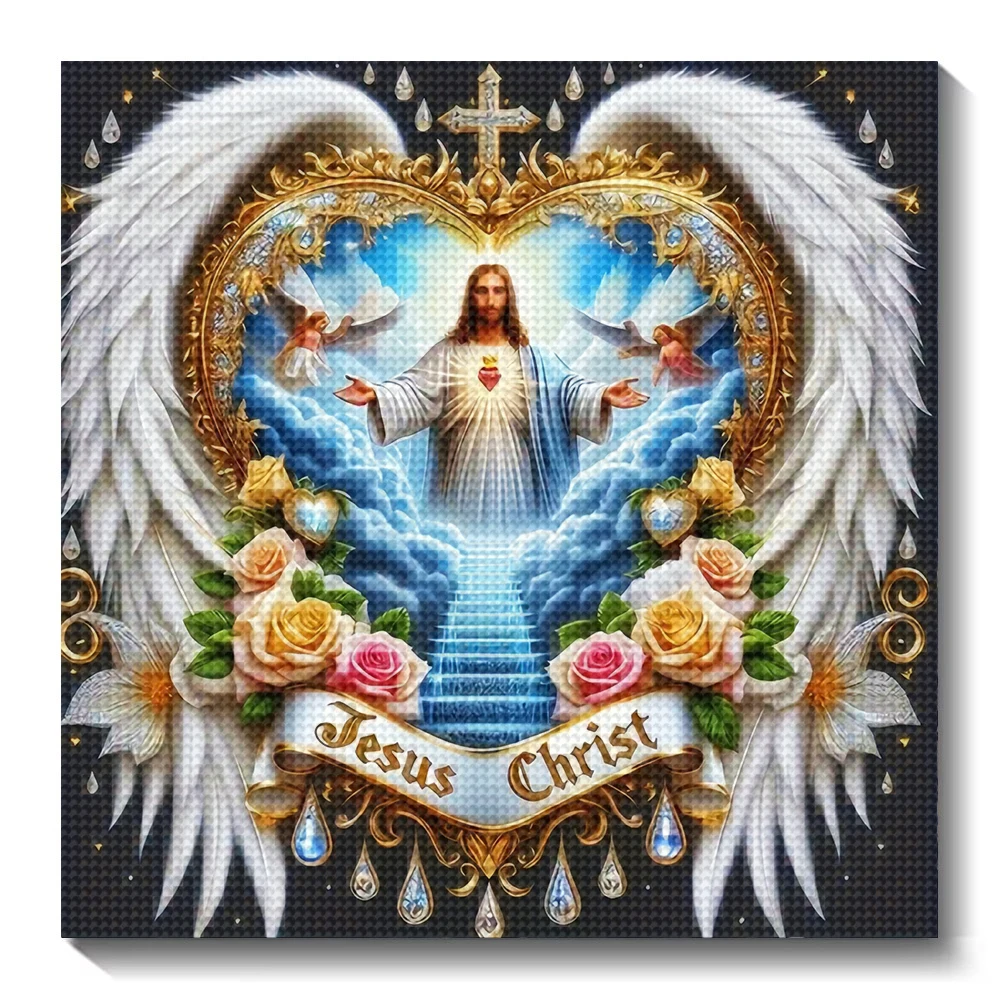 5D DIY Diamond Painting Portra - огляд і ціна Embroidery Jesus