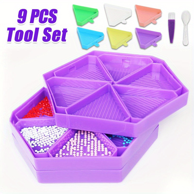 9PCS New Diamond Painting Tray - огляд і ціна Embroidery Uae