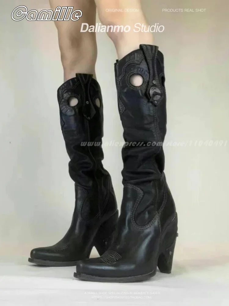 2025 Fashion All-Match Pleated - огляд і ціна Embroidery On Leather