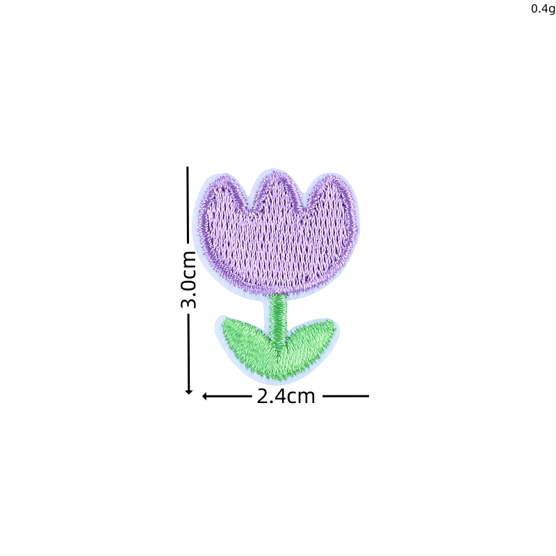 10pcs Cartoon Flower Patches M - огляд і ціна Embroidery On Socks