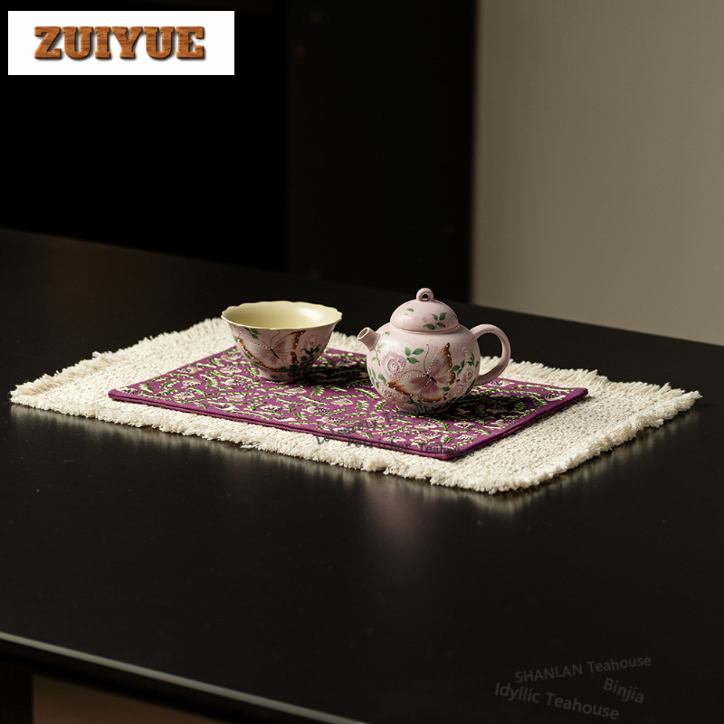 Embroidery Double-layer Tea Ta - огляд і ціна Embroidery Cloth