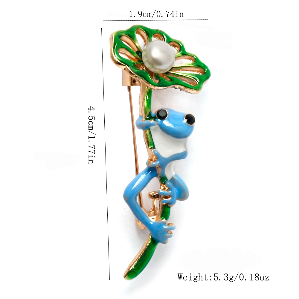 Enamel Frog Brooches for Women - огляд і ціна Embroidery Bali