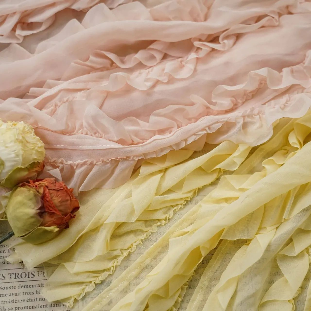Latest 3D Striped Ruffle Chiff - огляд і ціна Embroidery Design 3D