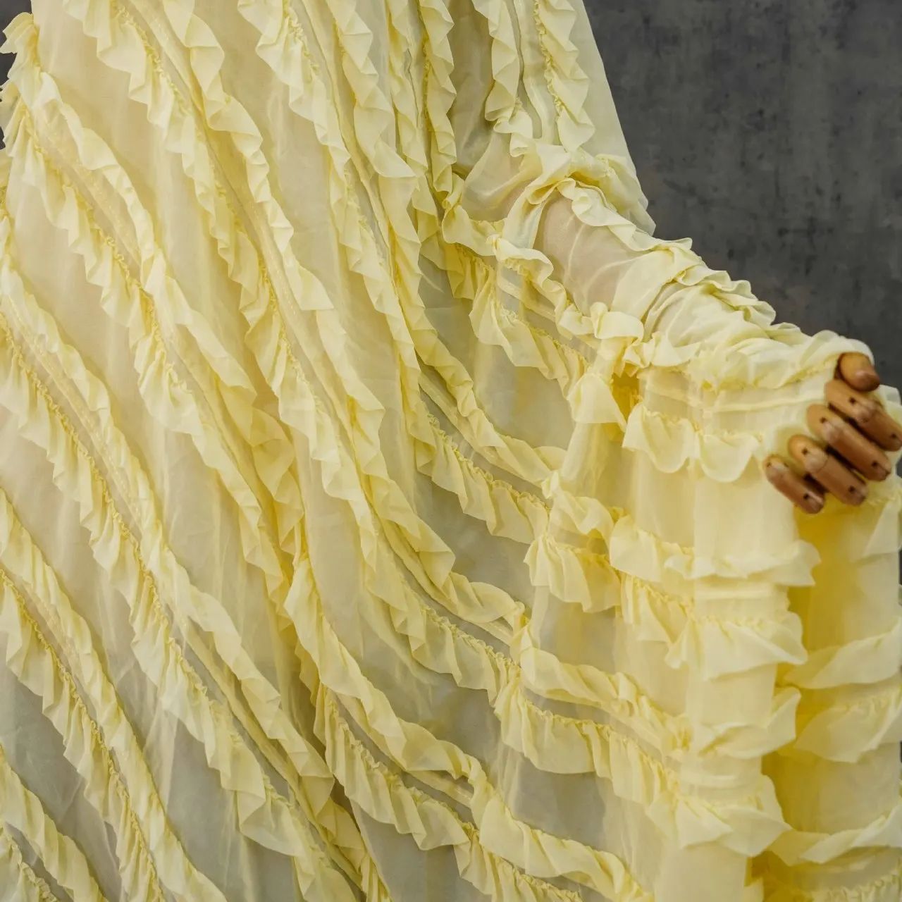 Latest 3D Striped Ruffle Chiff - огляд і ціна Embroidery Design 3D