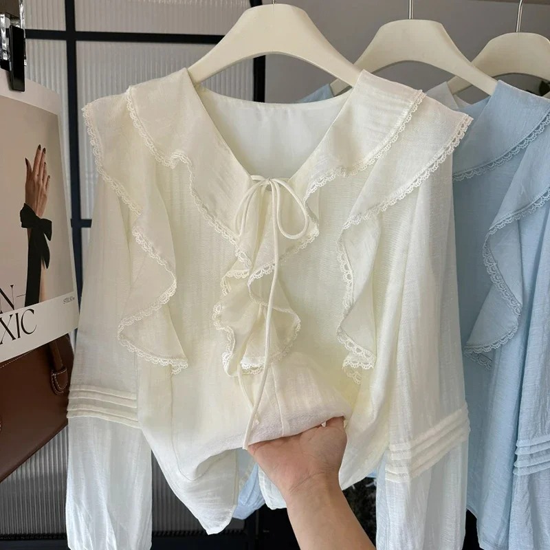 French V-Neck Chic Long Sleeve - огляд і ціна Embroidery Designer
