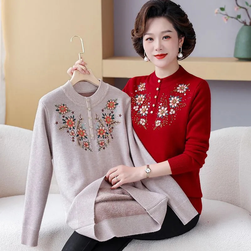 Mother Sweater Autumn Winter F - огляд і ціна Embroidery Thread Yarn