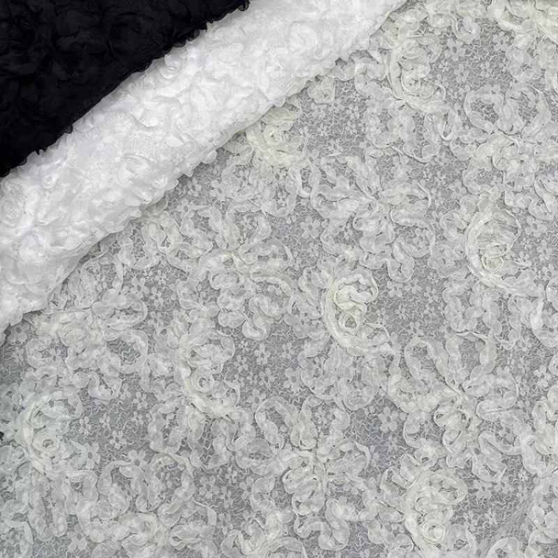 3D Flowers Embroidery Tulle Me - огляд і ціна Embroidery Design 3D